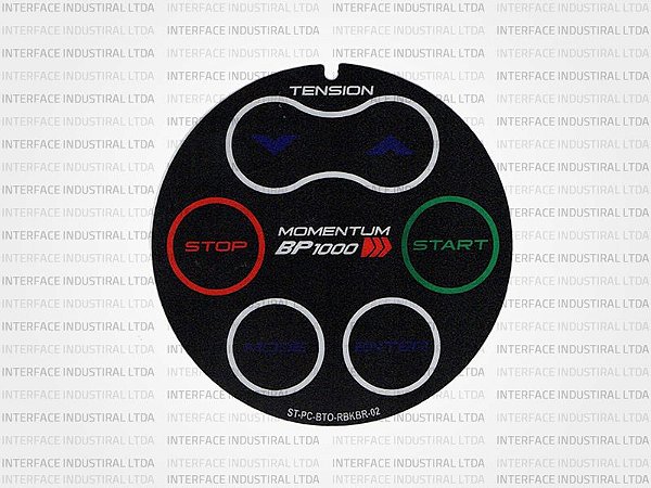 Painel de Membrana para Equipamento Momentum BP1000 Tension