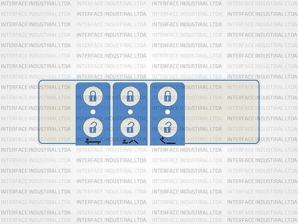 Painel de Membrana para Cama Hospitalar Hill-Rom - IP0704