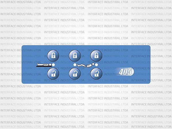 Painel de Membrana para Cama Hospitalar Hill-Rom - IP0706
