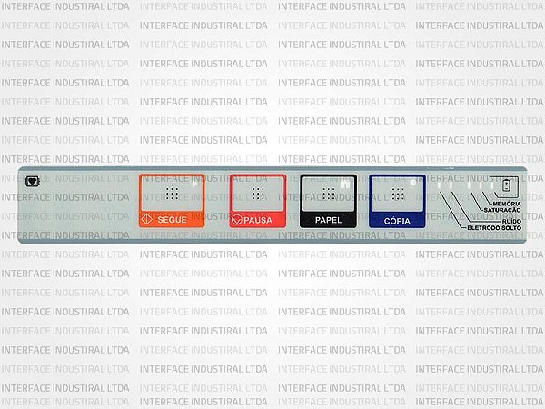 Painel de Membrana para Eletrocardiógrafo Dixtal EP3