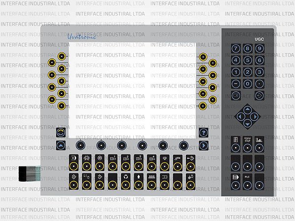 Teclado de Membrana para Máquina Uvatronic - IP0667