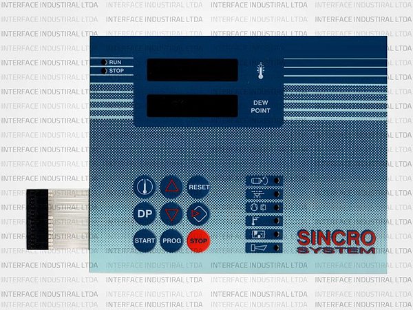 Teclado de Membrana para IHM Moretto Sincro System - IP0626
