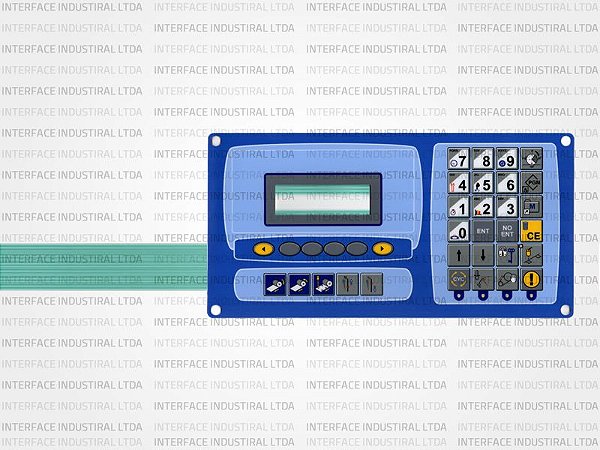 Teclado de Membrana para CNC MCS