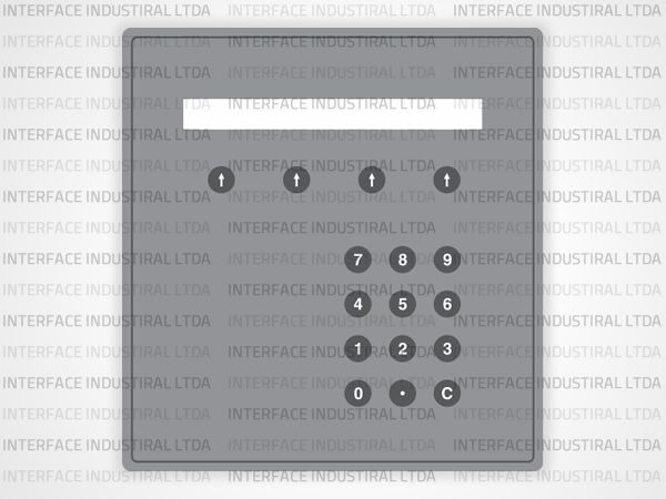 Teclado de Membrana para Equipamento Agramkow SARAtronic
