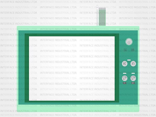 Teclado de Membrana para Equipamento NIPRO Diamax Full