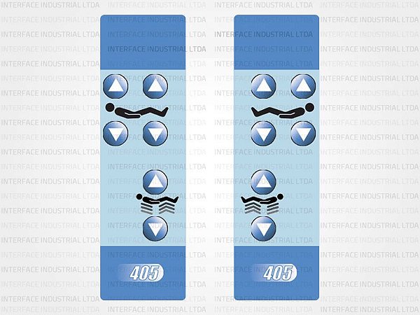 Painel de Membrana para Cama Hospitalar Hill-Rom - IP0701 - IP0702