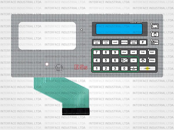 Teclado de Membrana para Equipamento MARPOSS E5n