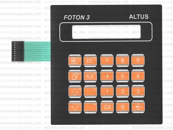 Teclado de Membrana para IHM Altus Foton 3
