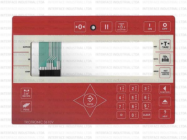 Teclado de Membrana para Balança Triotronic 3610V