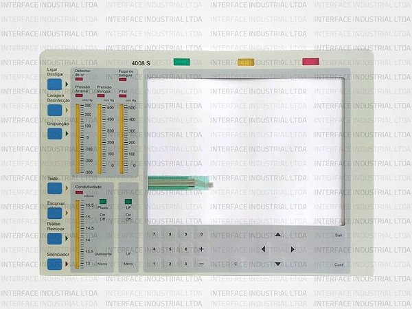 Teclado de Membrana para Máquina de Hemodialise Fresenius 4008S