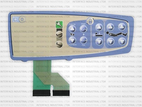 Teclado de membrana para Cama Hill-Rom CareAssist ES - IP0842