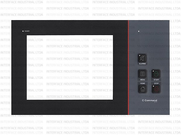 Painel de Membrana para IHM Cummins C Command Elite