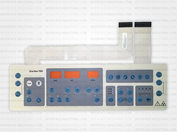 Teclado de Membrana para Arco Cirúrgico EverView 7500