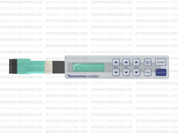 Teclado de Membrana para Equipamento Eppendorf ThermoMixer Confort