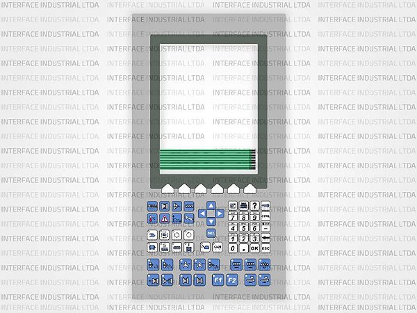 Teclado de Membrana para Injetora Romi CM10 Vertical