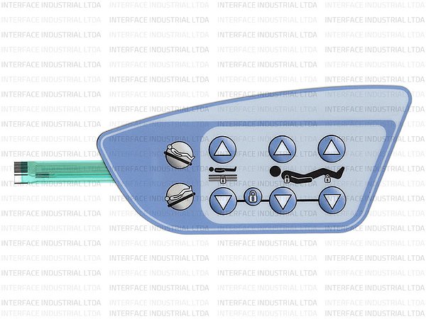 Teclado de Membrana para Cama Hillrom Centuris