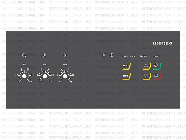 Painel Membrana para Struers Labopress 3