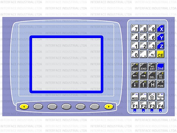 Painel de Membrana para IHM MCS 570 - Tornos Logic Nardini
