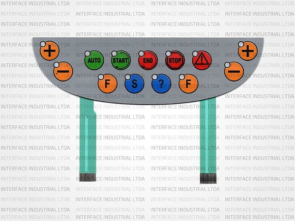 Teclado de Membrana para Equipamento Sytrama