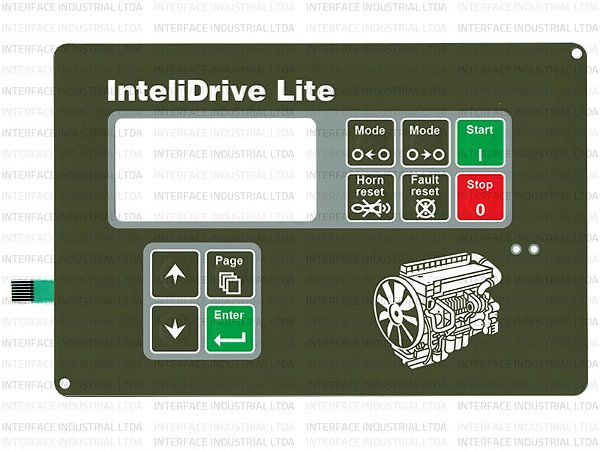 Teclado de Membrana para Controlador de motor modular InteliDrive Lite