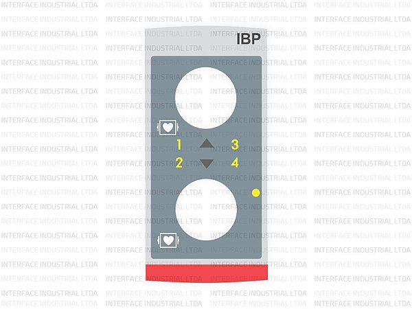 Etiqueta para Módulo de Pressão Invasiva Dixtal