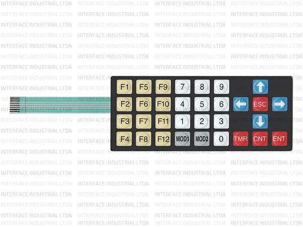 Teclado De Membrana para IHM WEG OP05 OP06 OP08