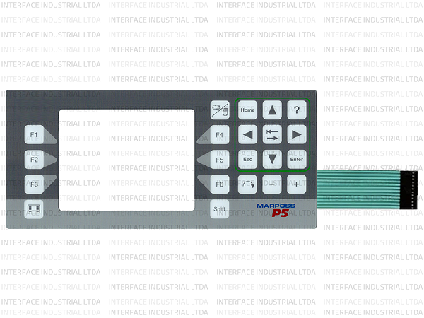 Teclado de Membrana para Marposs P5 ME