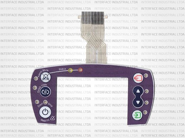 Teclado de Membrana para Vpap Iii St-a Com Quicknav