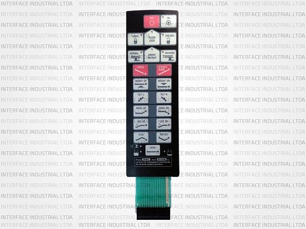 Teclado de Membrana para Mesa Cirúrgica Steris AMSCO 3080 - 3085