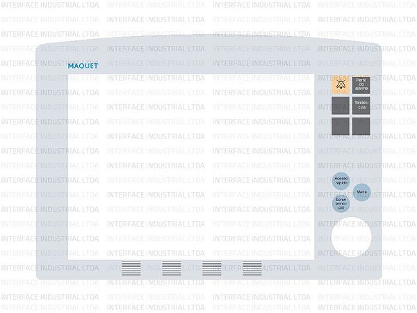 Painel de Membrana para Ventilador Pulmonar Servo-s Maquet