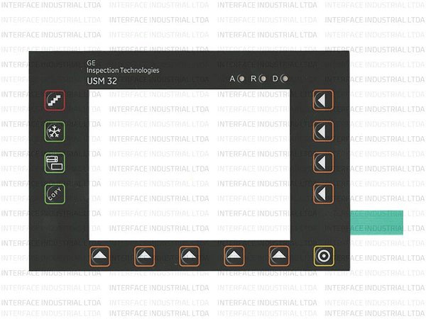 Teclado de Membrana para Ultrassom Industrial GE Krautkramer USM 32