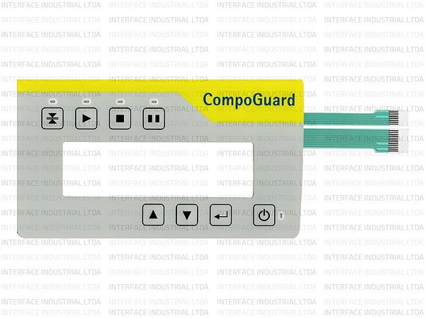 Teclado de Membrana para Equipamento CompoGuard