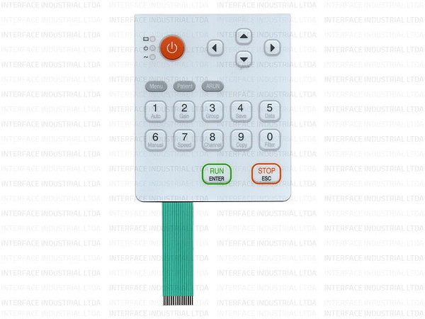 Teclado de Membrana para Eletrocardiógrafo Mediana E30