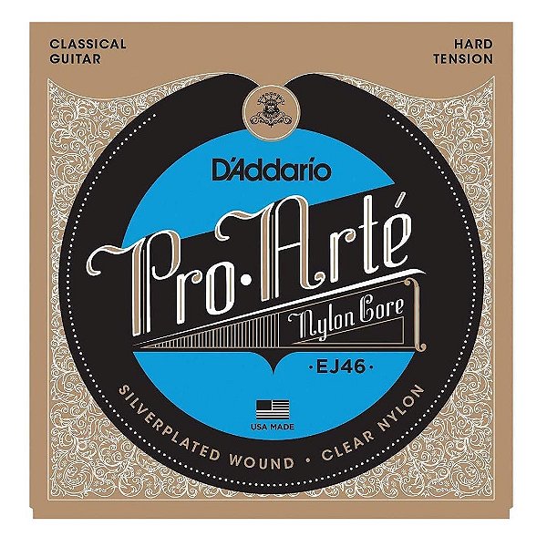 ENCORDOAMENTO PARA VIOLÃO NYLON EJ46 TENSÃO ALTA - D'ADDARIO