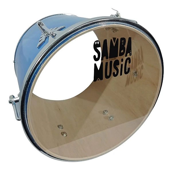 Repique de Mão Samba Music 30x12 Azul Celeste