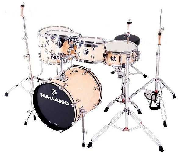 Bateria Nagano Garage Rock 22" Natural Clear