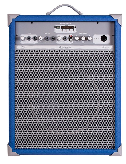 Caixa de Som Amplificada Multiuso UP!10 FM/USB/BLUETOOTH - Azul