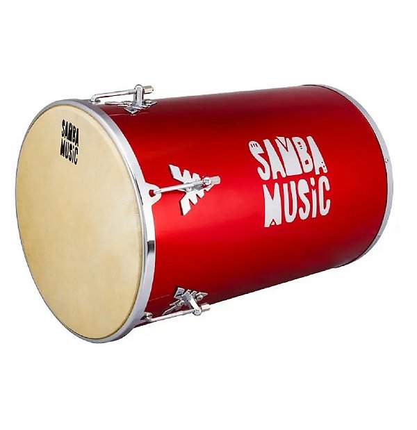 Rebolo 50x12 Vermelho Pele Animal Samba Music