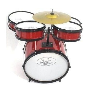 Bateria Infantil Profissional ROCK BABY (AM) - Vermelha