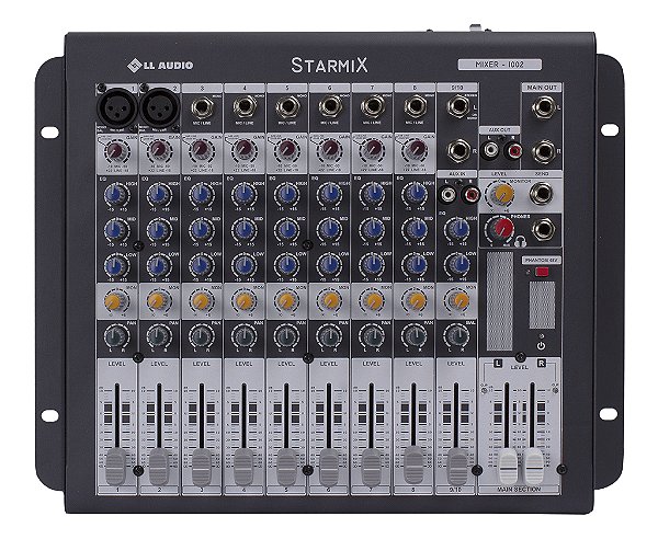 Mesa de som LL Starmix 1002 10 canais
