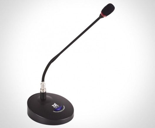 Microfone Tsi Gooseneck c/ Haste de 40cm e Base - MMF302