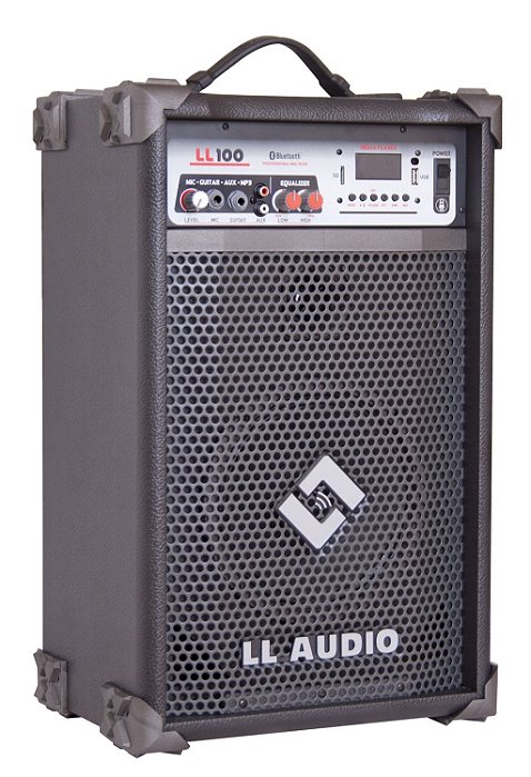 Caixa De Som Multiuso LL100 25w Rms BLUETOOTH/USB/SD CARD/RÁDIO