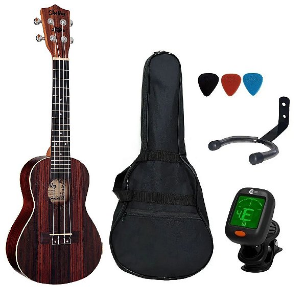 Kit Ukulele Shelby Concerto SU23R - Jacarandá