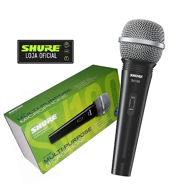Microfone Shure Sv100 - com cabo