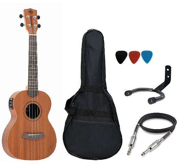 Kit Ukulele Tenor Strinberg UK06TE Elétrico