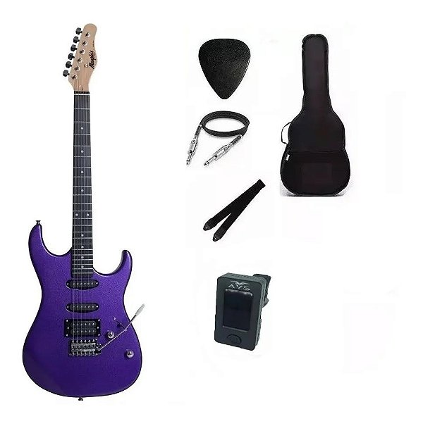 Kit Guitarra Memphis By Tagima MG260 Purple