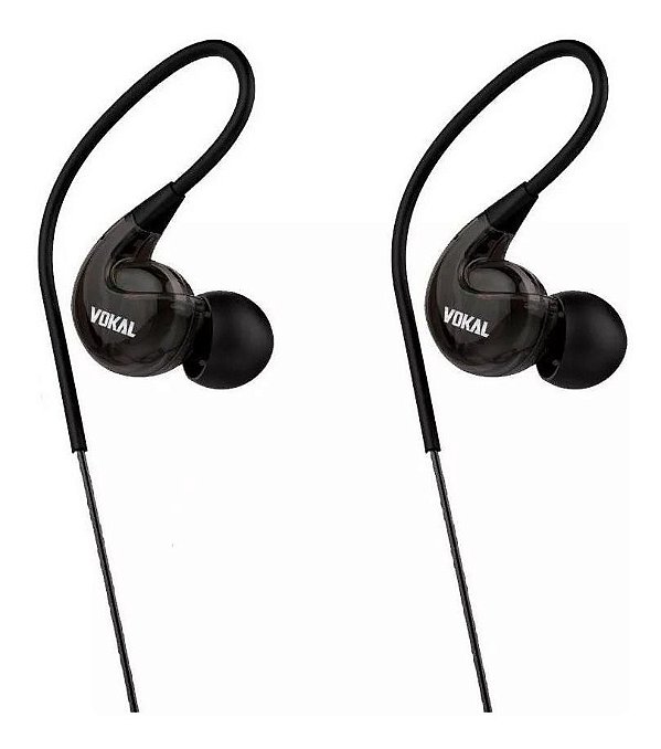 Fone de Ouvido Vokal E40 In Ear Preto