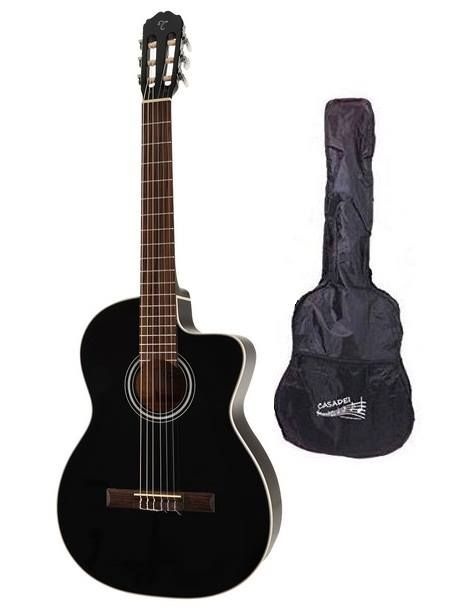 Violão Takamine Eletro-acústico Nylon - GC1CE - Preto