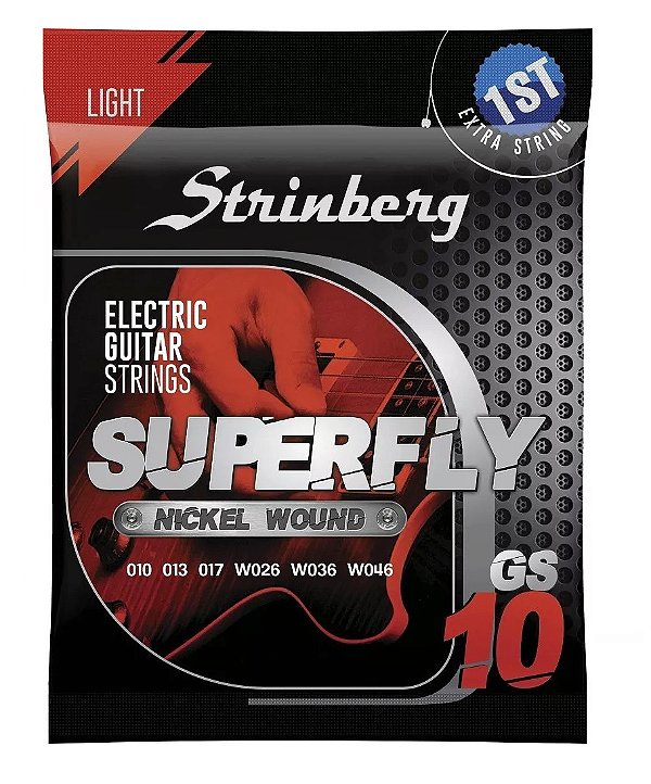 Encordoamento Strinberg GS10 para Guitarra Light (.010-.046)