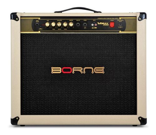 Amplificador Para Guitarra Borne Vorax2100 2 falante 10" Palha